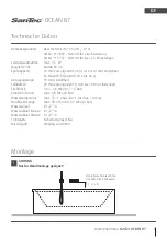 Предварительный просмотр 3 страницы WimTec SanTec OCEAN B7 Assembly And Operating Instructions Manual