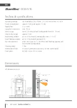 Предварительный просмотр 18 страницы WimTec SanTec OCEAN T6 Installation And Operating Instructions Manual