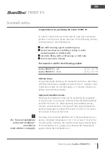 Preview for 13 page of WimTec SanTec PROOF P4 Assembly And Operating Instructions Manual