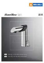 WimTec SanTec SKY Assembly And Operating Instructions Manual preview