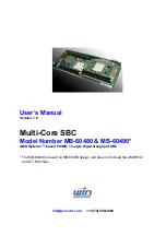 Предварительный просмотр 1 страницы WIN Enterprises MB-60480 User Manual