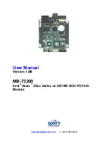 WIN Enterprises MB-73200 User Manual предпросмотр