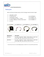 Preview for 3 page of WIN Enterprises MB-80510 User Manual