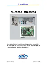 Предварительный просмотр 1 страницы WIN Enterprises MB-83230 User Manual