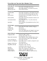 Preview for 29 page of Win Digital Multiline Telephone User Manual