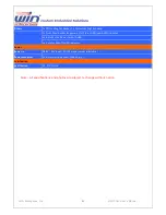 Предварительный просмотр 11 страницы Win MB-73360 User Manual