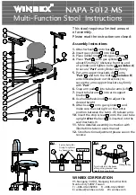 Предварительный просмотр 1 страницы WINBEX NAPA 5012 MS Instructions