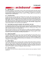 Preview for 6 page of Winbond 25Q16BVFIG User Manual