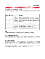 Preview for 11 page of Winbond 25Q16BVFIG User Manual