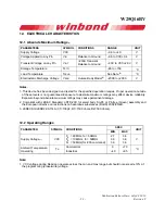 Preview for 50 page of Winbond 25Q16BVFIG User Manual