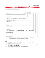 Preview for 63 page of Winbond 25Q16BVFIG User Manual