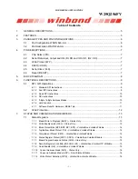 Preview for 2 page of Winbond SpiFlash W25Q256FV Manual