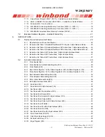 Preview for 3 page of Winbond SpiFlash W25Q256FV Manual