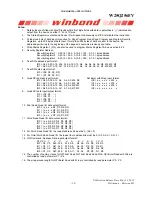 Preview for 29 page of Winbond SpiFlash W25Q256FV Manual