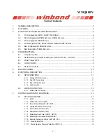 Preview for 2 page of Winbond Spiflash W25Q80BV Manual