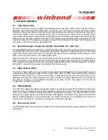 Preview for 9 page of Winbond Spiflash W25Q80BV Manual