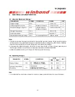 Preview for 60 page of Winbond Spiflash W25Q80BV Manual