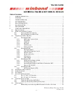 Preview for 1 page of Winbond W632GU6NB Series General Description Manual