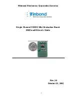 Winbond W6810ES User Manual предпросмотр