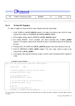 Preview for 134 page of Winbond W90P710 Programming Manual