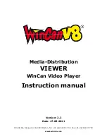 WinCan VIEWER V8 Instruction Manual preview