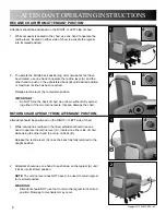 Предварительный просмотр 9 страницы Winco 6240 Inverness 24 Hour Treatment Recliner Owners Operating & Maintenance Manual