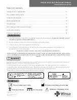 Предварительный просмотр 4 страницы Winco 6530 Owner'S Operating And Maintenance Manual