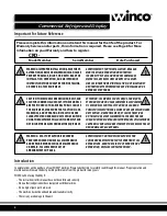 Preview for 2 page of Winco CRD-1 Operating Instructions Manual