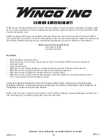 Preview for 16 page of Winco DP5000/T Installation And Operator'S Manual