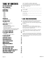 Preview for 2 page of Winco DR100F4 Installation And Operator'S Manual