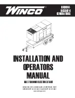 Winco DX100F4 Installation And Operator'S Manual preview