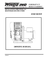 Winco EC6010DR/R Installation, Operation And Maintenance Instructions preview