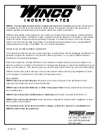 Preview for 16 page of Winco EC6010DR/R Installation, Operation And Maintenance Instructions