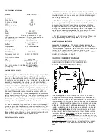 Preview for 4 page of Winco EC6010DR Installation, Operation And Maintenance Instructions