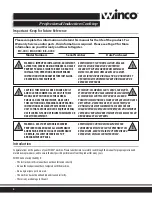 Preview for 2 page of Winco EIC-400 Operating Instructions Manual