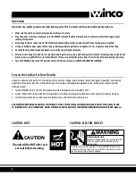 Preview for 6 page of Winco EPG-1C Operating Instructions Manual