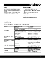 Preview for 9 page of Winco EPG-1C Operating Instructions Manual