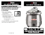 Winco ESW-70 Use & Care Manual preview