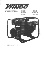 Preview for 1 page of Winco HD3200 Owner'S Manual