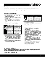 Предварительный просмотр 5 страницы Winco HDM-13 Operating Instructions Manual