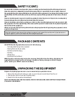 Preview for 4 page of Winco Kattex FVS-1 Manual