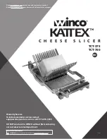 Winco KATTEX TCT-375 Manual preview