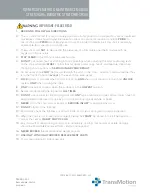 Предварительный просмотр 6 страницы Winco S550 Bariatric Stretchair Owner'S Operating And Maintenance Manual