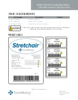 Предварительный просмотр 7 страницы Winco S550 Bariatric Stretchair Owner'S Operating And Maintenance Manual