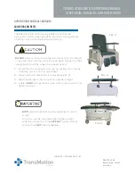 Предварительный просмотр 13 страницы Winco S550 Bariatric Stretchair Owner'S Operating And Maintenance Manual