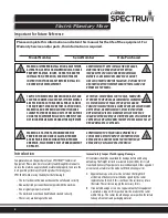 Preview for 2 page of Winco SPECTRUM EMP-10 Installation And Operating Instruction Manual