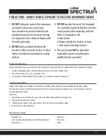 Preview for 5 page of Winco SPECTRUM EMW-1000SD Operating Instructions Manual