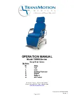 Winco TransMotion Medical TMM5 Series Operation Manual предпросмотр