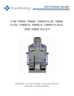 Preview for 1 page of Winco TransMotion TMM4 Installation And Usage Instructions