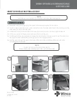 Предварительный просмотр 11 страницы Winco Vero Care Cliner Owner'S Operating And Maintenance Manual